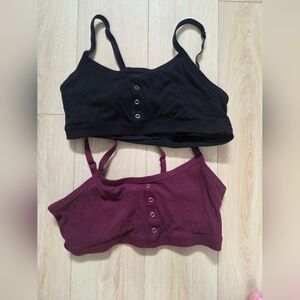 Kindred Bravely Ribbed Bamboo Pumping Bralette Bundle (2) - 1X / 1XT